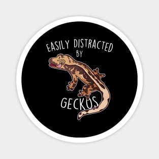 Crested Gecko Easily Distracted Magnet